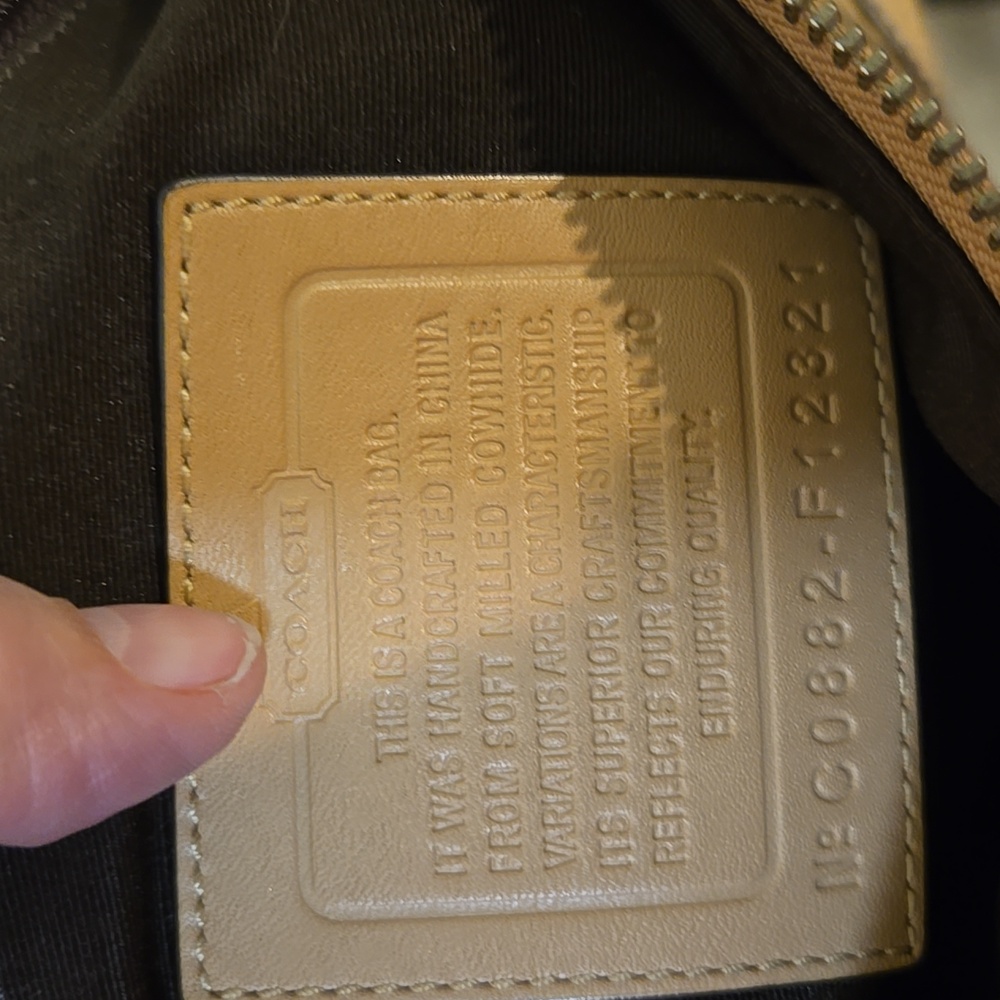 Coach Camel Tan And Silver Hardware - Picture 6 of 8